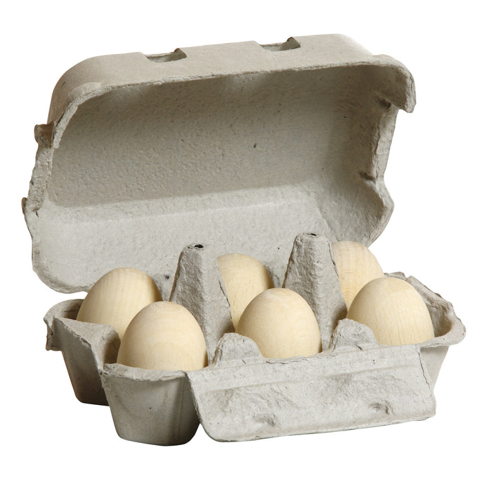 Erzi Eggs White Sixpack