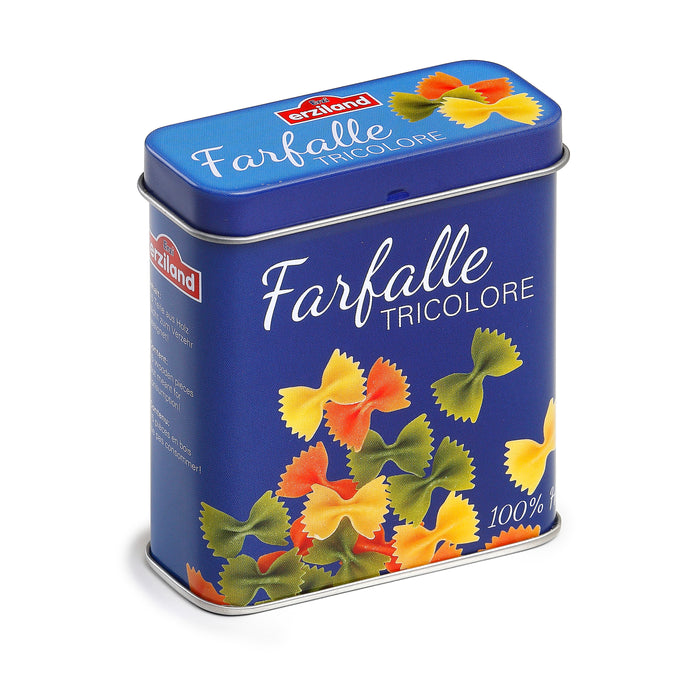 Erzi Farfalle Pasta in a Tin