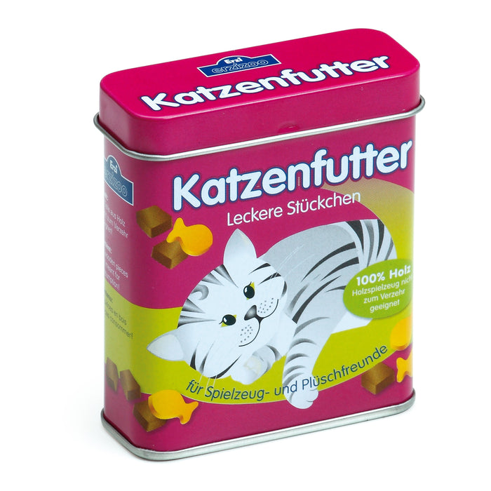 Erzi Cat Food in a Tin