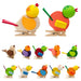 32000 Graupner Christmas Tree Ornament Bird with Clip  Set of 12 Pieces