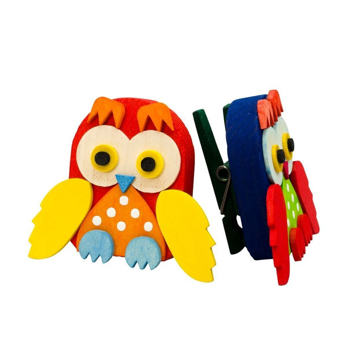 32100 Graupner Christmas Tree Ornament Owl with Clip Set of 12 Pieces