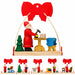 41200 Graupner Christmas Tree Ornament Santa Claus Arch with Bow