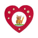 42620 Graupner Christmas Tree Ornament Heart with Cat