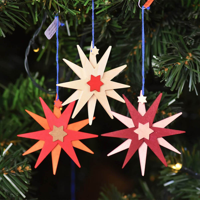 Graupner Christmas Tree Ornament - Christmas Stars - 8 pieces