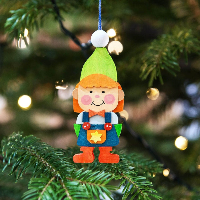 Graupner Christmas Tree Ornament - Elves - Set of 6 Pieces