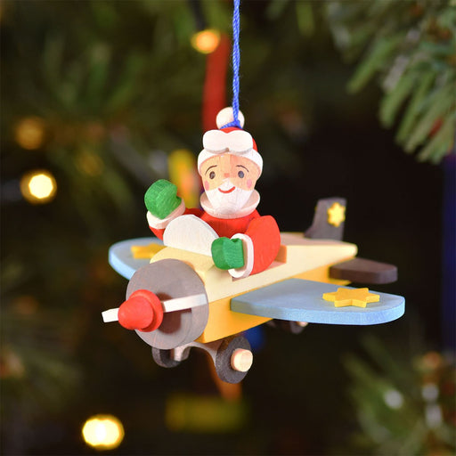 45940 Graupner Tree Ornament Santa in Plane 02