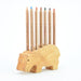 Drei Blatter Wooden Pencil Holder - Hippo, 12 holes