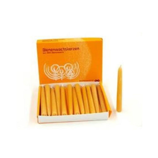 95191002 Pure Beeswax Birthday Ring Candles box of 24