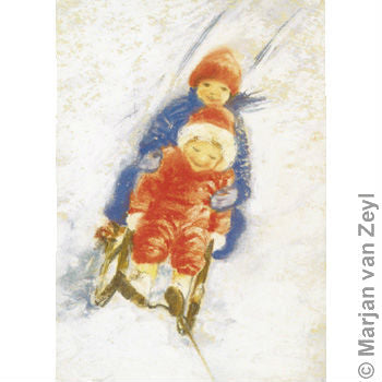 95254318 Postcards - Sleigh Riding 5 pk