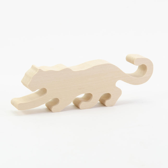 Kids at Work Wood Figure Panther