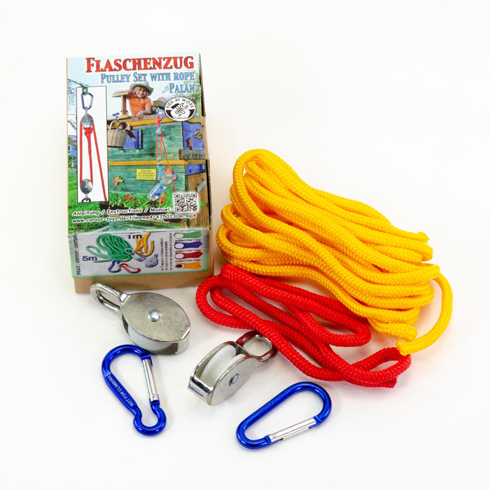 Kids at Work Snatch Pulley with Rope 5m