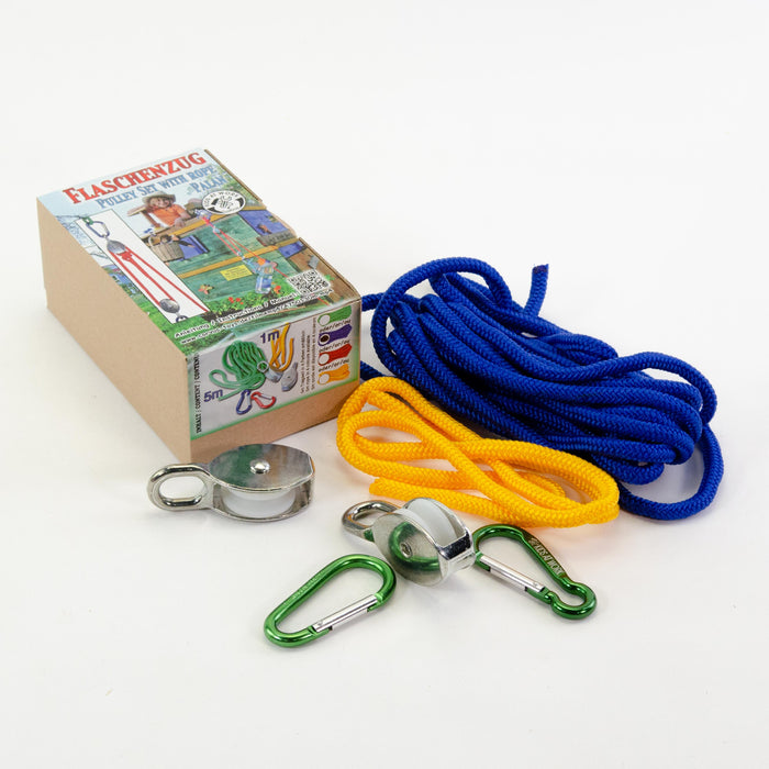 Kids at Work Snatch Pulley with Rope 5m