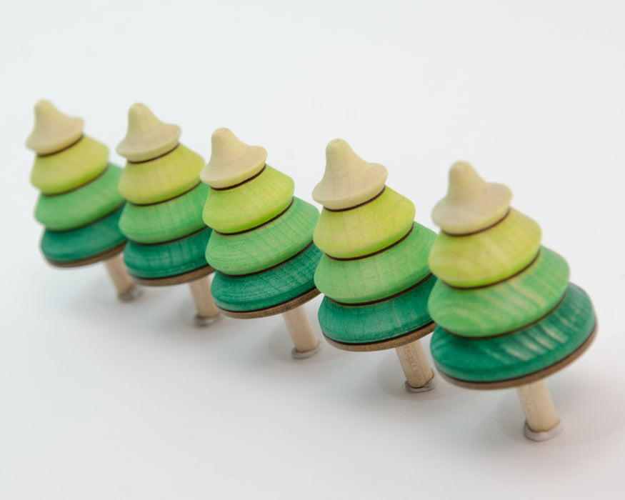 Mader Tree Spinning Top on Branch Forest 5 pieces