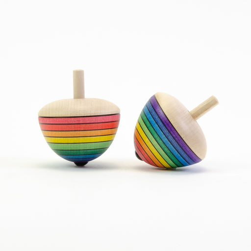 Mader Egg Spinning Top Rainbow