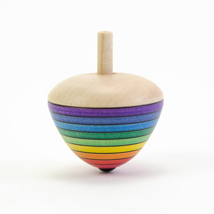 Mader Egg Spinning Top Rainbow