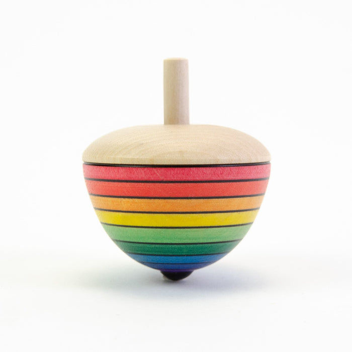 Mader Egg Spinning Top Rainbow