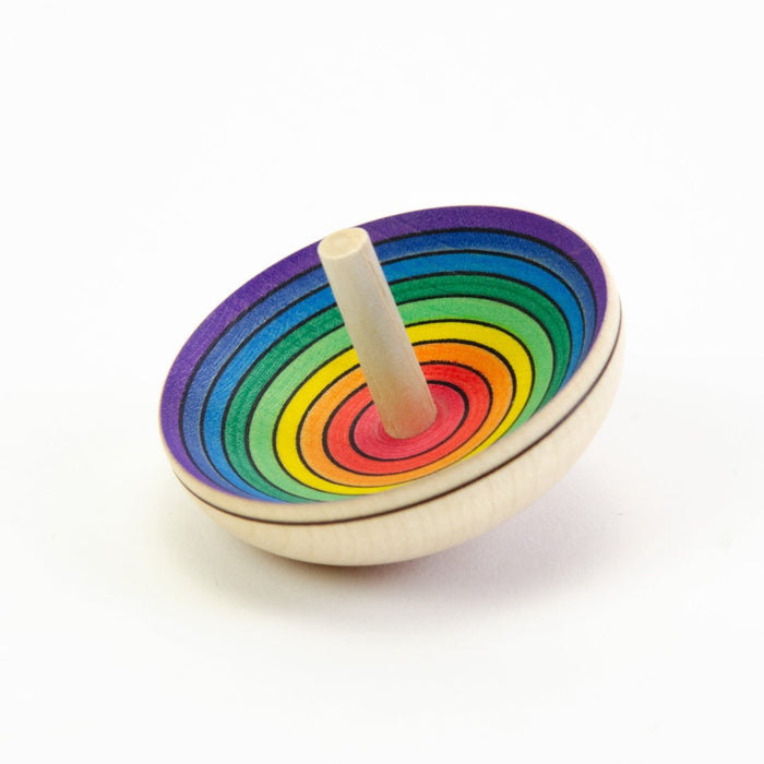 Mader UFO Rainbow Spinning Top Top Red - Bottom Purple