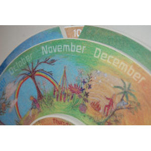 PC-SH-2020 Wilded Family Southern Hemisphere Perpetual Calendar