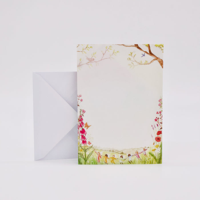 SUMMERWP-WW-2020 Waldorf Family Summer Note paper sets