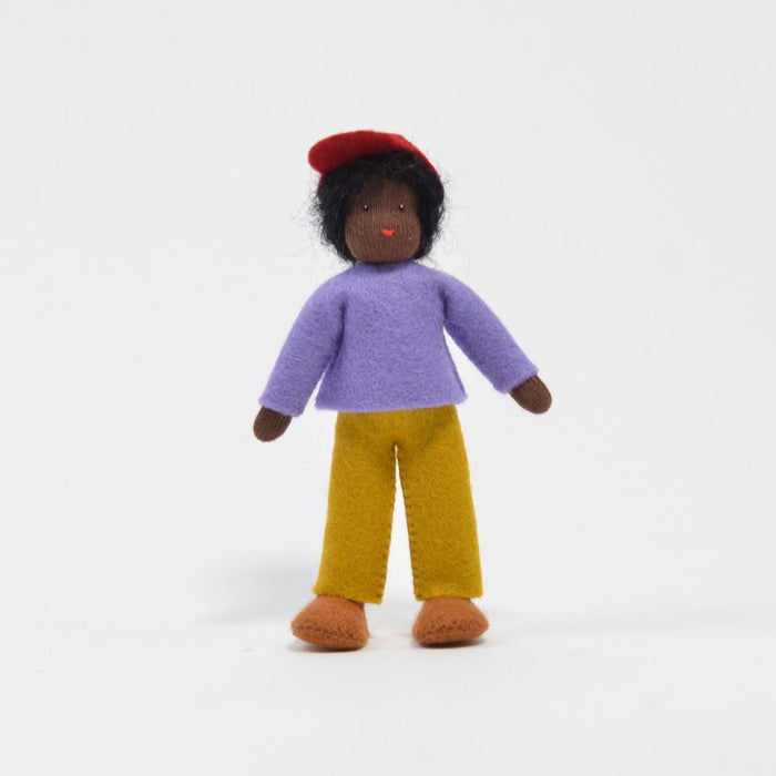 Ambrosius Doll Family Son Dark Hair