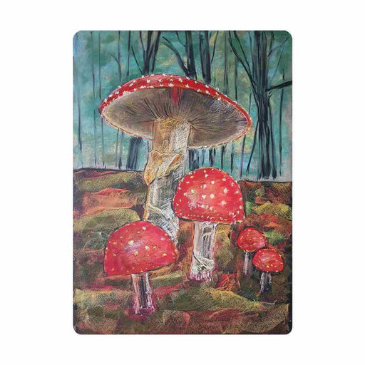 95502019 Chalkboard Art Cards Fly Argic (Mushroom)