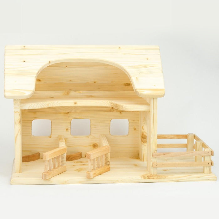 74005017 Drei Blatter Wooden Farm Barn with Stable