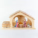 74005018 Drei Blatter Wooden Nativity Stable Large