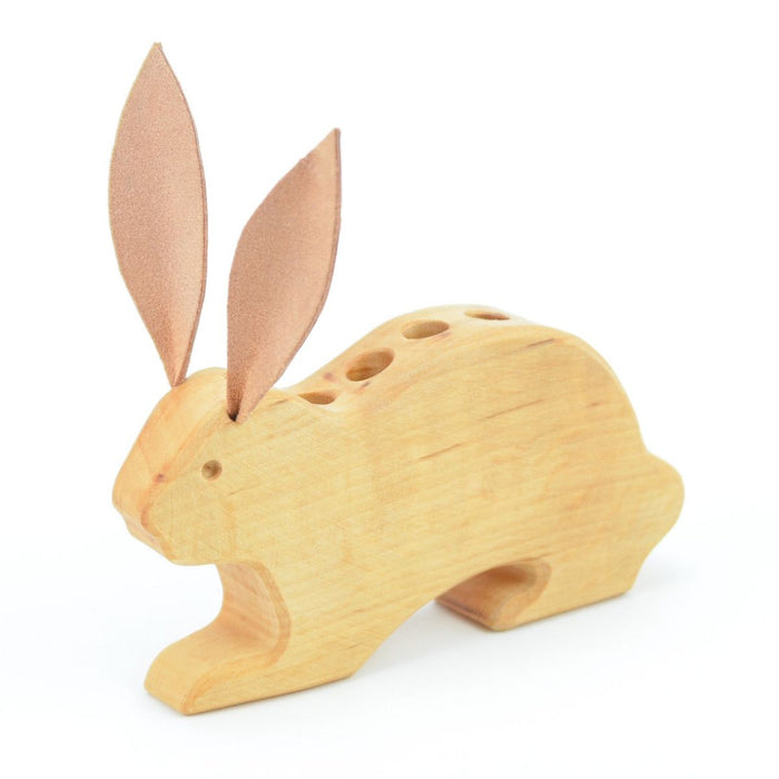 74001613 Drei Blatter Wooden Pencil Holder Bunny - 6 holes