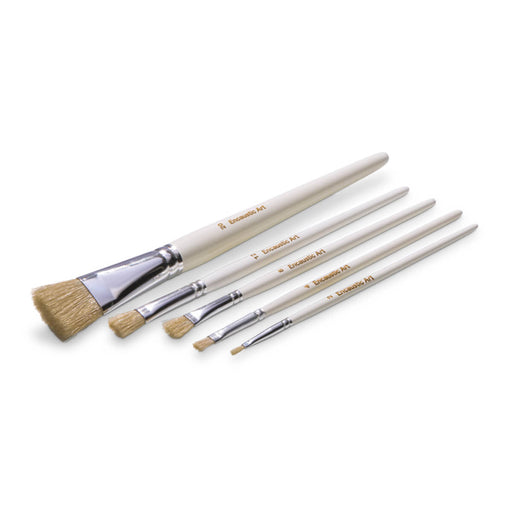 99534000 Encaustic Art Encaustic Hot Wax Art Set of 5 Brushes