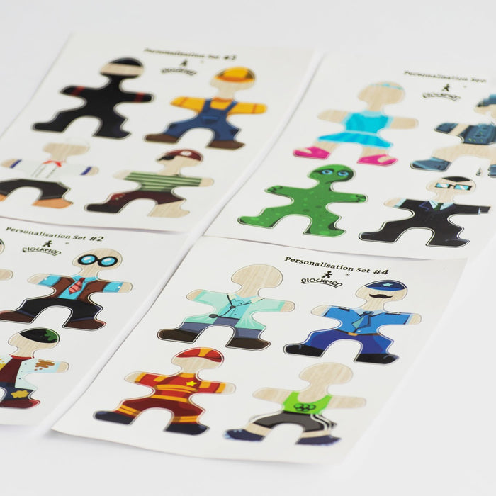 Flockmen Personalisation Sticker Set 16 Characters