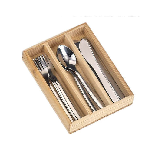 70422042 Gluckskafer 10cm Cutlery stainless steel 4 sets knife fork spoon in wooden box