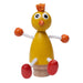 70422926 Gluckskafer Chicken Figurine for Birthday Rings + Candle Stands