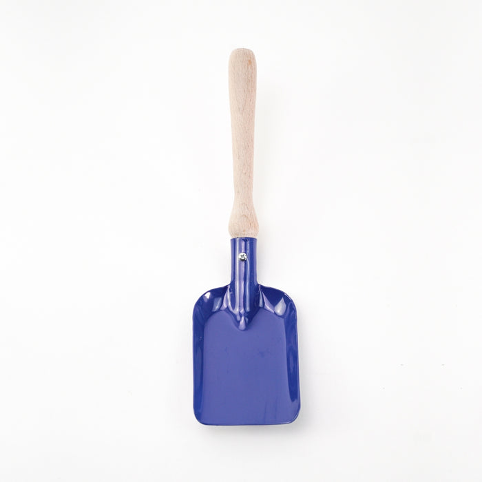 NI-535206 Gluckskafer Metal Hand Shovel - Square 25cm Blue