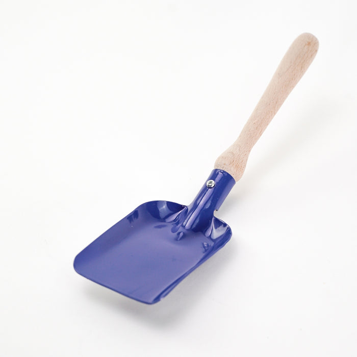 NI-535206 Gluckskafer Metal Hand Shovel - Square 25cm Blue