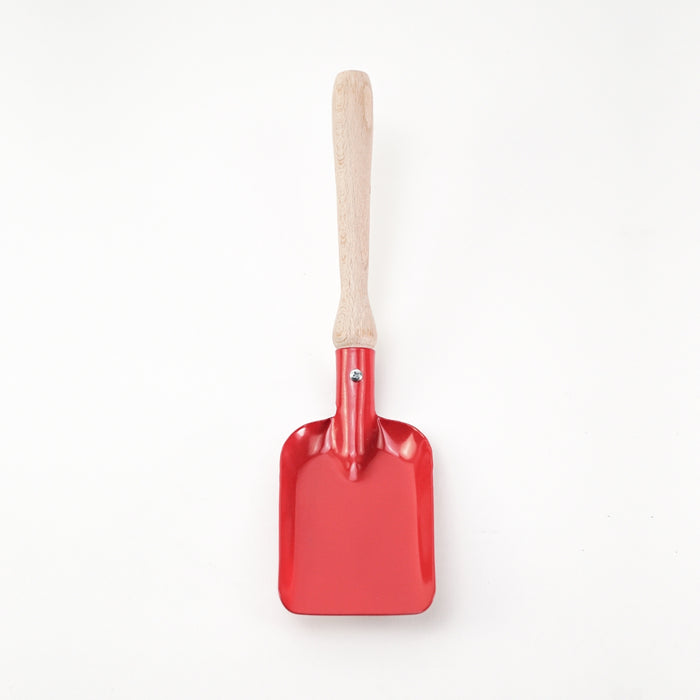 NI-535204 Gluckskafer Metal Hand Shovel - Square 25cm Red