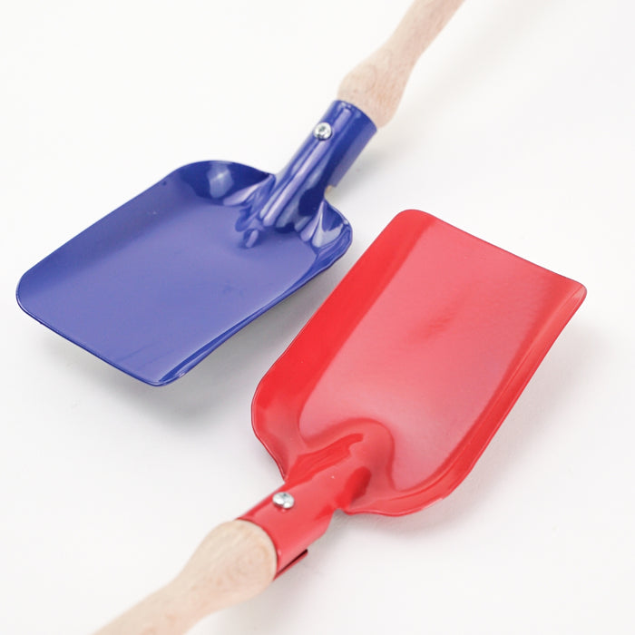 NI-535204 Gluckskafer Metal Hand Shovel - Square 25cm Red