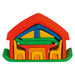 70423266 Gluckskafer Wooden Blocks - All-in house red 17 pcs 22x7x15cm