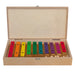 GD-11607 Goldon Chime Bars Aluminium with Boomwhackers Colours set of 10 in wooden box