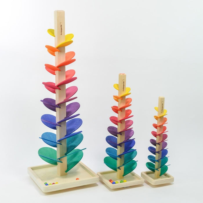 72062601 Grunspecht Musical Sounding Rainbow Marble Tree Medium 46cm