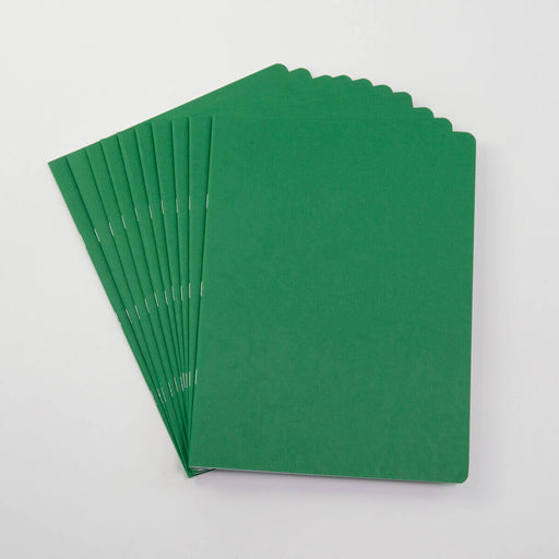 15110303 Junior Green Lesson Book 24x32cm Alternate Blank + Lined pgs - Pack of 10