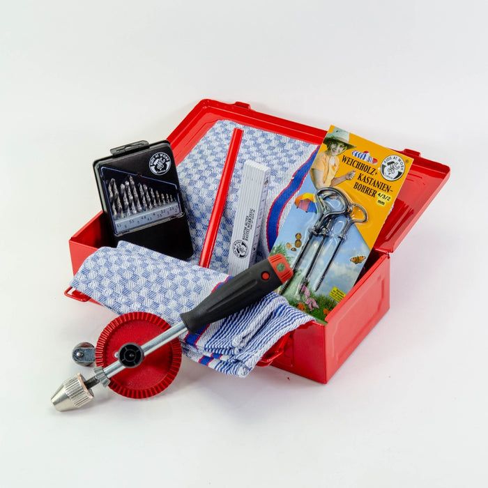 A600332 Kids at Work Tool Box Kit for Drilling & Measuring