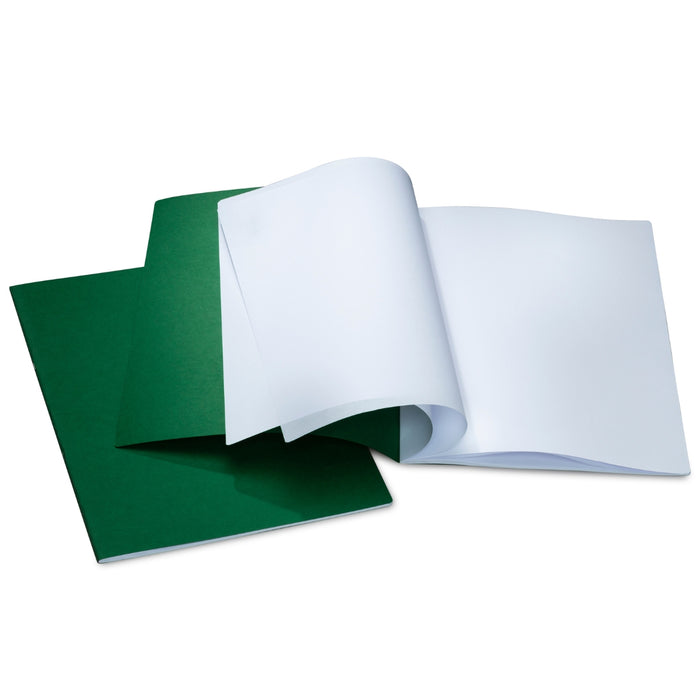 15190573 Green Large Lesson Book Portrait w Onion Skin 32x38cm 10 pk