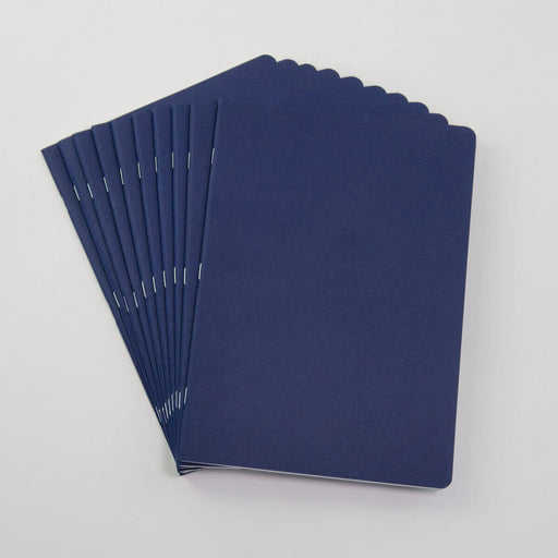 15110A48  Book Portrait A4 36pgs - pack of 10 Indigo