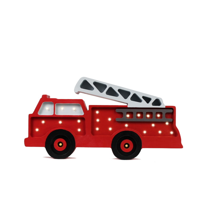 LL028-325 Little Lights Fire Truck Lamp - Red