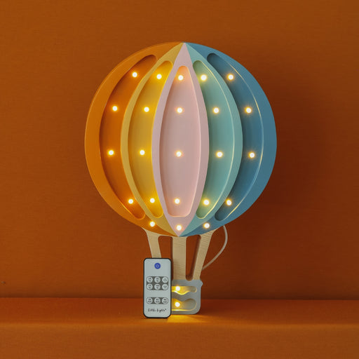 LL027-440 Little Lights Hot Air Balloon Lamp - Retro Rainbow