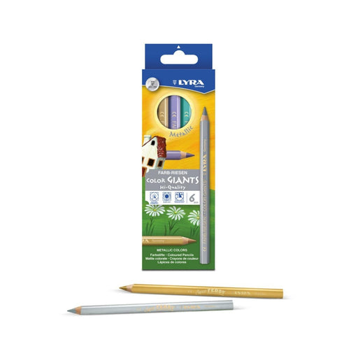 20541950 LYRA Colour Giants lacquered 6 metallic pencils 3941062 