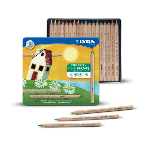 20540918 LYRA Colour Giants Pencil Set 18 in a Tin