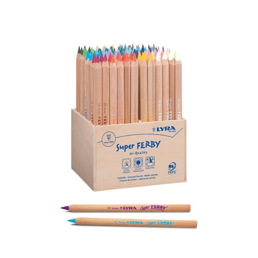 213712960 LYRA Super Ferby box of 96 unlacquered pencils 3712960