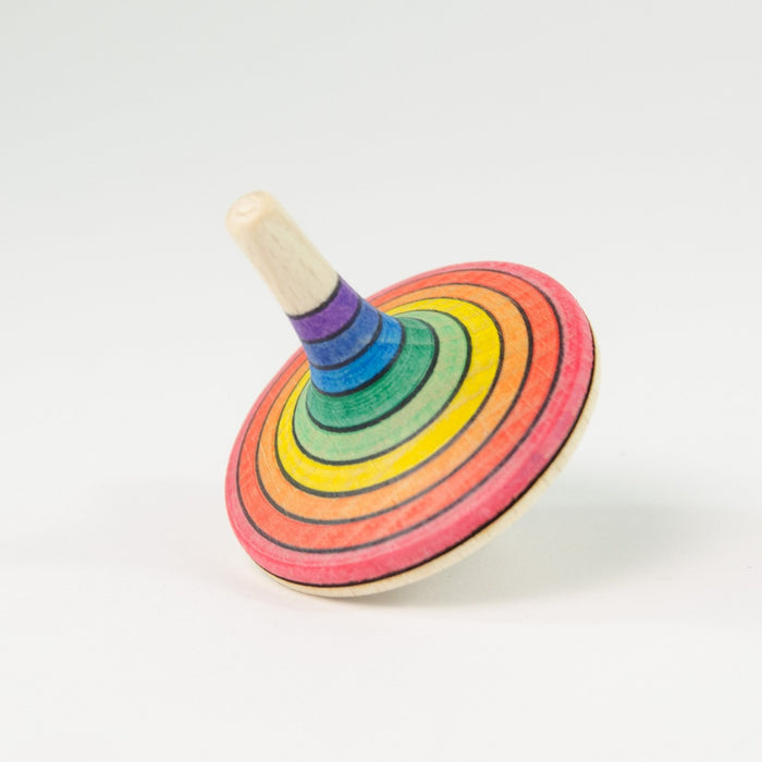 Mader Large Rallye Spinning Top Rainbow