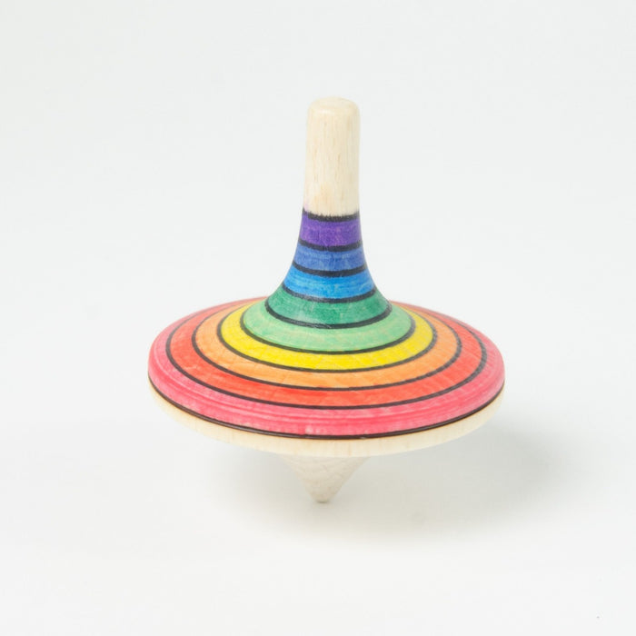 Mader Large Rallye Spinning Top Rainbow